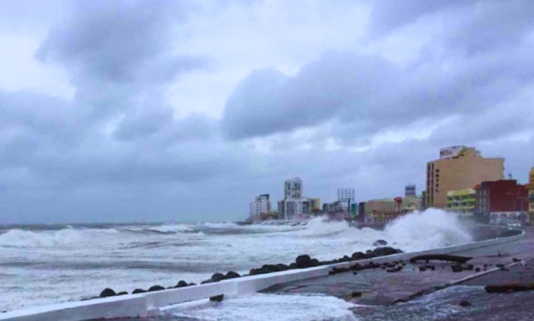 Se prevén lluvias por la llegada del Frente Frío 7 en Veracruz