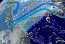 Frente Frío No. 22 y Vaguada Polar traerán frío extremo, vientos fuertes y lluvias al país