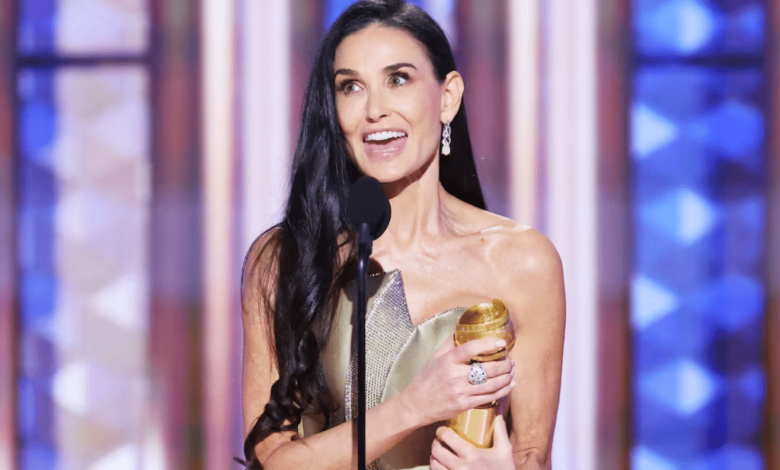 Globos de Oro 2025 Demi Moore y otros discursos que dejaron huella