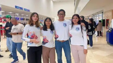 Jóvenes veracruzanos triunfan en Dubái con proyecto ambiental