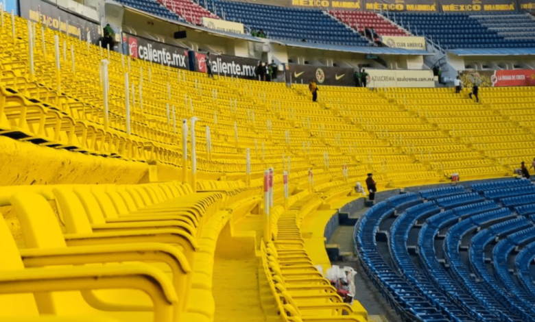 América estrena nueva casa: El Estadio Ciudad de los Deportes ya luce los colores azulcrema