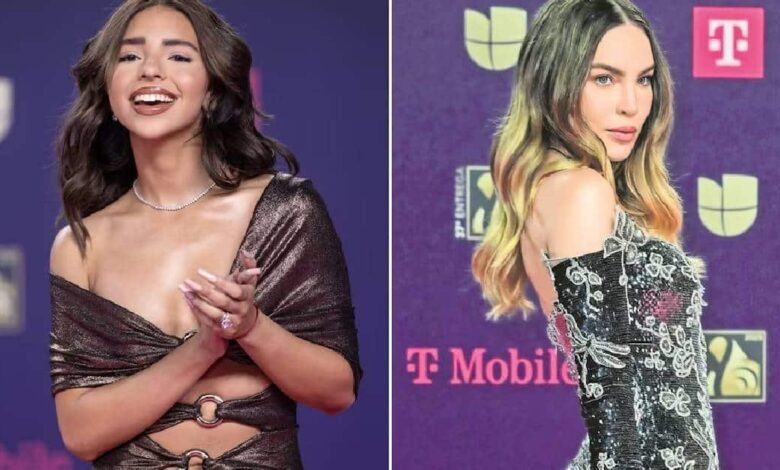 Ángela Aguilar huyó así de Belinda en Premios Lo Nuestro