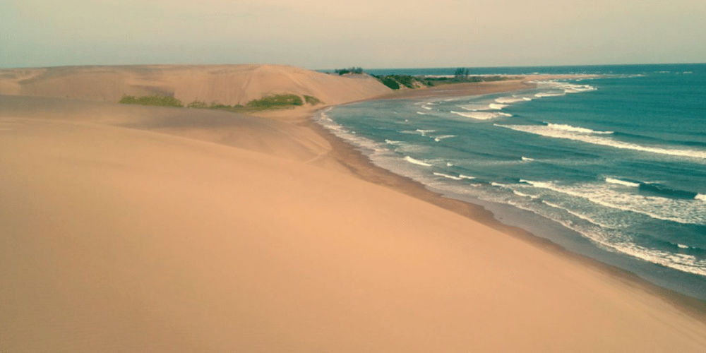 Las dunas de Chachalacas, un desierto junto al mar