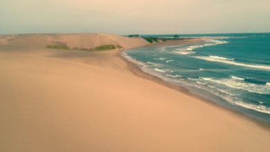 Las dunas de Chachalacas, un desierto junto al mar