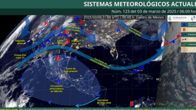 Frente frío 31 traerá fuertes vientos y posibles nevadas en el norte de México
