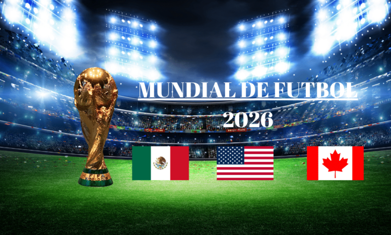 Imagen editada de mundial de futbol 2026