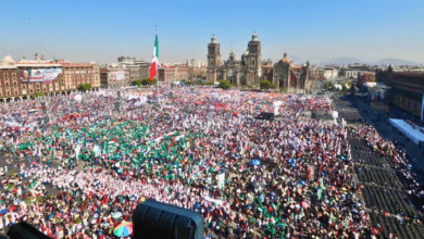 Más de 350 mil personas asisten a la asamblea de Sheinbaum