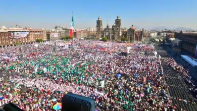 Más de 350 mil personas asisten a la asamblea de Sheinbaum