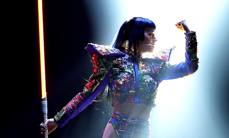 Katy Perry desata euforia galáctica en la Arena Ciudad de México (Foto por Getty)