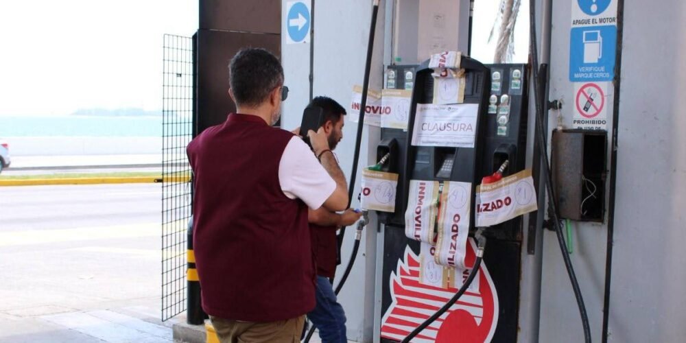 Clausuran seis gasolineras en Veracruz por irregularidades