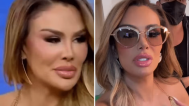 Ninel Conde reaparece en TV y su rostro causa polémica