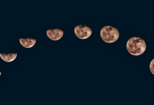 Calendario lunar 2025 fases de la Luna en junio