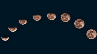 Calendario lunar 2025 fases de la Luna en junio