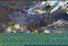 Intensas lluvias en el occidente y sur de México_ alerta en siete estados