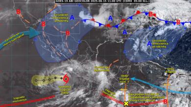 Lluvias intensas por tormenta Dalila y onda tropical 3