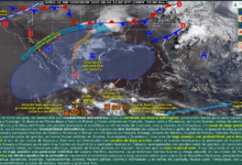 Lluvias muy fuertes a intensas afectarán el Occidente y Sur de México