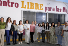 Presidenta Sheinbaum inaugura el primer Centro LIBRE para mujeres en Temixco, Morelos (Foto por el Gobierno de México)