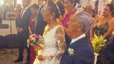Mujer de 70 años se casa por primera vez