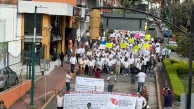 Taxistas protestan en Veracruz por cambios en las tarifas (Foto de internet)