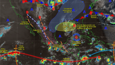 Pronostican lluvias muy fuertes en Michoacán, Guerrero y Oaxaca