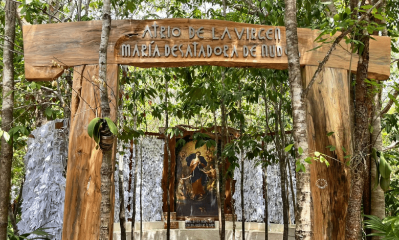Una joya enclavada en la selva de Cancún el Santuario María Desatadora de Nudos