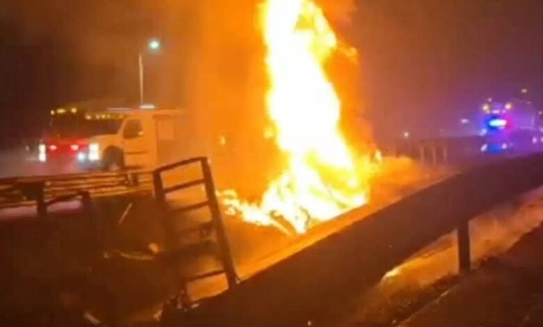Reportan incendio de tráiler en autopista Córdoba–Veracruz (Foto de internet)