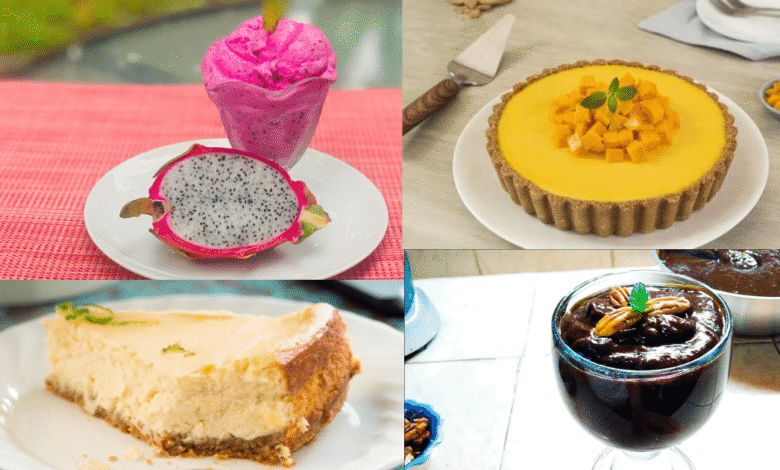 Alta repostería con frutas tropicales mexicanas un festín de color y sabor