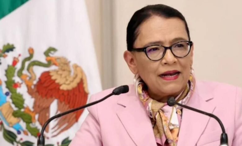 Rosa Icela Rodríguez en plenaria de Morena en San Lázaro destaca labor de Sheinbaum