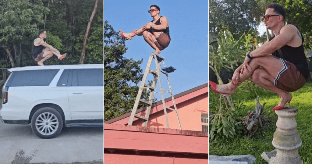 Stiletto Challenge,reto viral peligroso,influencer rusa lesionada,fractura de columna,Nicki Minaj FTCU,tendencias TikTok 2025,lesión por reto viral,influencers accidentadas,accidente en cocina,desafío con tacones,Mariana Barutkina,reto de moda TikTok,lesión grave por challenge,retos peligrosos en redes sociales,accidente en video viral,influencer se rompe la espalda,caída con stilettos,TikTok retos extremos
