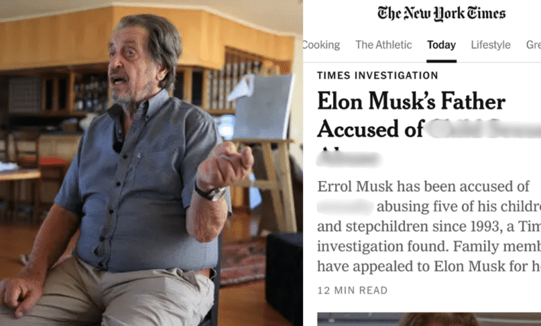 Acusaciones y secretos Un reportaje del ‘New York Times’ revela un secreto oscuro del padre de Elon Musk