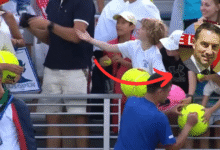 CEO polaco genera polémica por arrebatar gorra a niño en el US Open