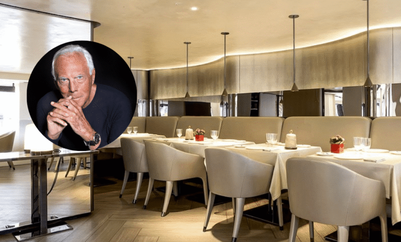 Con estrella Michelin Así es el primer restaurante fundado por Giorgio Armani en París