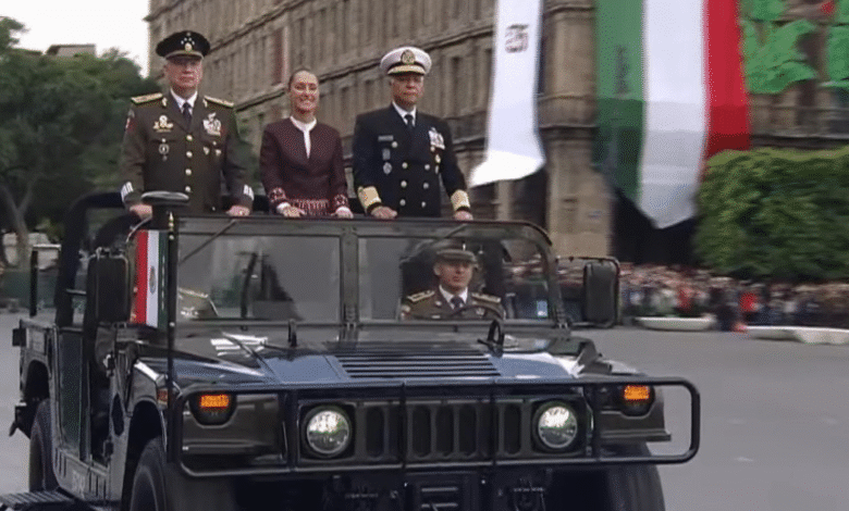Desfile Militar 2025 rinde honores a la primera presidenta de México y a la historia del país