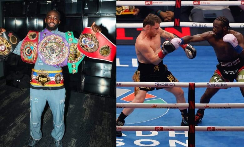 La razón por la que Crawford devolvió al Canelo cinturones