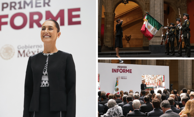 Vamos bien y vamos a ir mejor presidenta Claudia Sheinbaum en su primer informe de gobierno