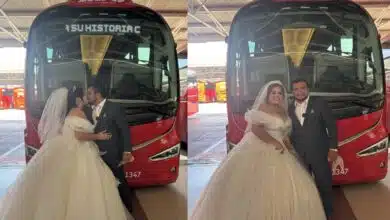 Pareja elige el ADO Veracruz para su sesión de fotos (Foto de internet)