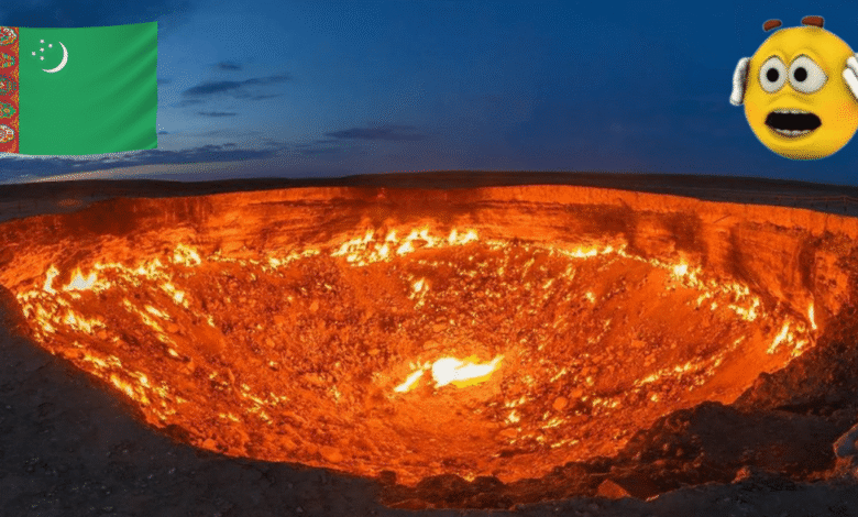 El cráter de gas de Darvaza, el secreto ardiente de Turkmenistán