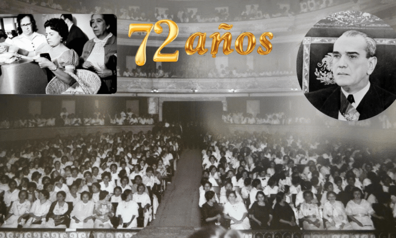 México celebra 72 años del derecho que transformó la política nacional El voto femenino