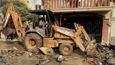 SEDUMOP apoya en labores de limpieza en Álamo, Veracruz