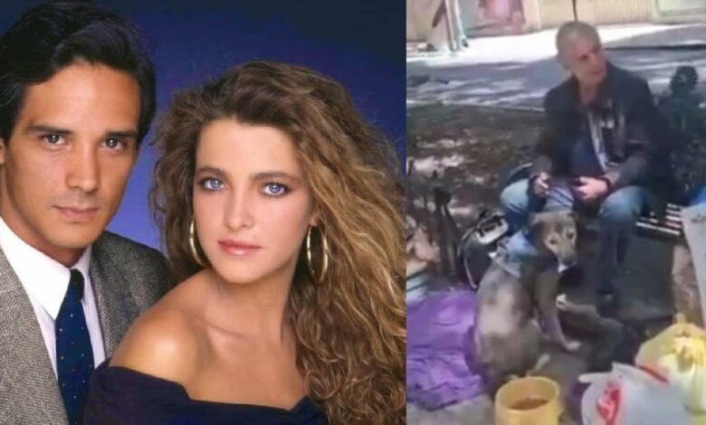 Actor Alejandro Landero, de "Rosa Salvaje", preocupa al ser visto en situación de calle (Fotos de internet)