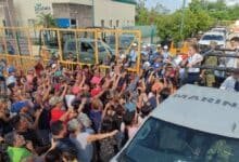 Claudia Sheinbaum llega a El Higo para supervisar apoyos tras inundaciones (Foto de internet)