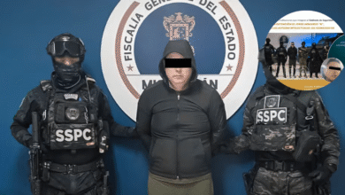 Cae el presunto cerebro tras el crimen de Uruapan Detienen a Jorge Armando 'N' por el asesinato del alcalde Carlos Manzo (Foto Gobierno de México)