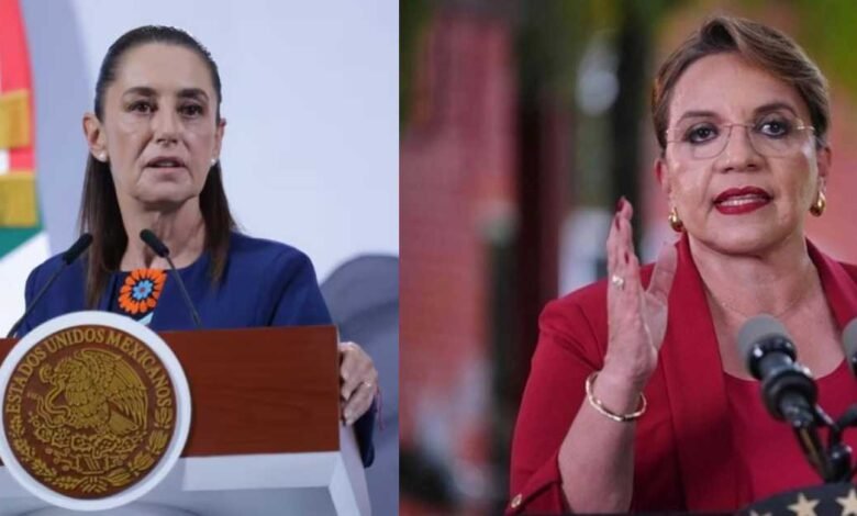 Claudia Sheinbaum anuncia reunión con su homóloga de Honduras