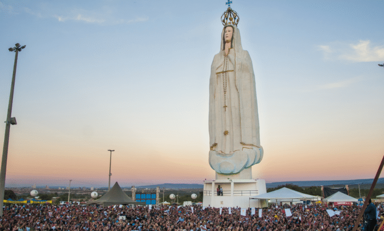 Fe monumental La nueva estatua de la Virgen de Fátima en Brasil que supera al Cristo Redentor (Foto por ARIEL GOMES GOV. DO CEARÁ )