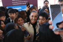 En Zumpango, Estado de México, la Presidenta Claudia Sheinbaum inauguró la obra de reconversión del nuevo Centro de Estudios de Bachillerato (CEB) 9/16, como parte de su compromiso para abrir 100 mil nuevos espacios de Educación Media Superior