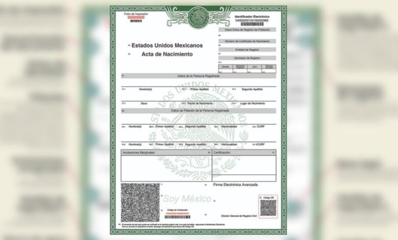 Reposición gratuita de acta de nacimiento en Veracruz tras inundaciones (Foto de internet)
