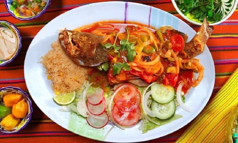 Huachinango a la veracruzana, orgullo de la cocina jarocha (Foto de internet)
