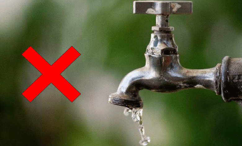 Suspenden suministro de agua en 91 colonias de Boca del Río este 17 de diciembre (foto internet)