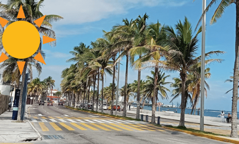 Persisten temperaturas altas en Veracruz antes del ingreso de un frente frío