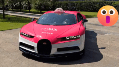 El taxi más caro del mundo está en CDMX: Bugatti Chiron enciende las redes sociales